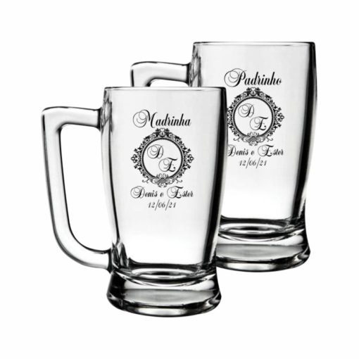 Canecas de Vidro Taberna 340ml Personalizadas
