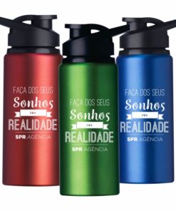 SQUEEZE ALUMINIO 600ML PERSONALIZADOS