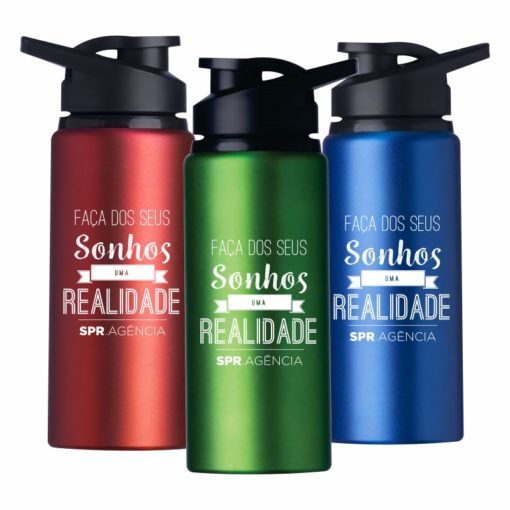 SQUEEZE ALUMINIO 600ML PERSONALIZADOS