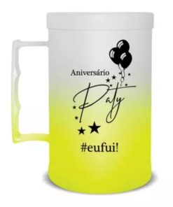 Caneca de Chopp de Acrílico Degrade 450ml Personalizada