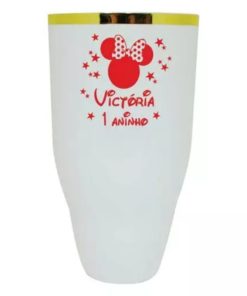 Copo de Acrílico Draft 430ml Borda Metalizada Personalizado