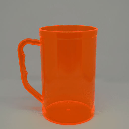 Canecas de Chopp LARANJA-NEON