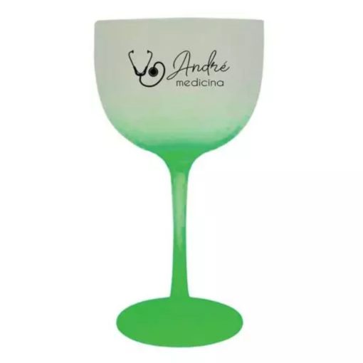 TAÇA DE GIN ÁCRILICA DEGRADE 475ML