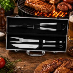 Kit Churrasco 4 peças Personalizado para Brindes