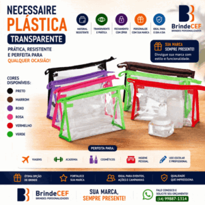 Necessaire Plástica Personalizada